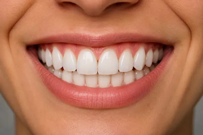 relación entre dientes y encías al sonreír