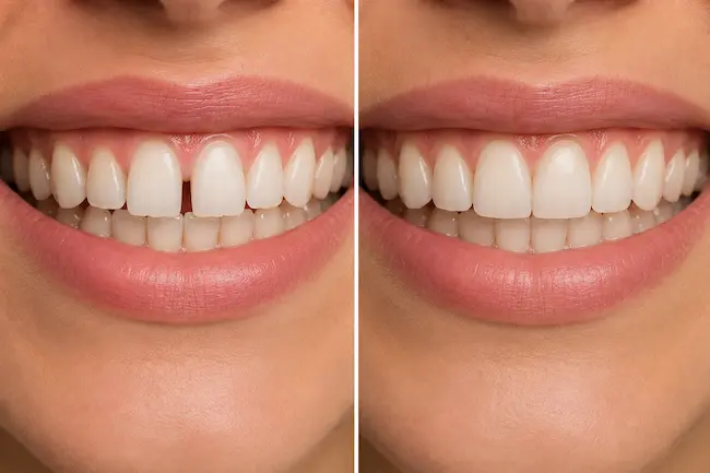 espacios entre los dientes